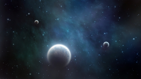 Moment in Space CII - planets, stars, graphics, galaxies, space, moons, gases