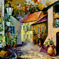 Quaint Village Cityscape 2