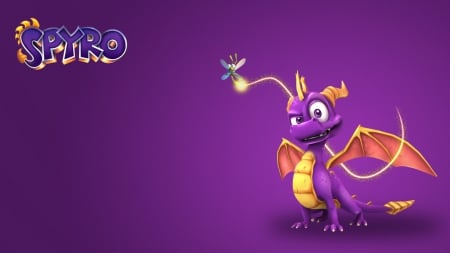 Spyro - dragon, purple, games, spyro