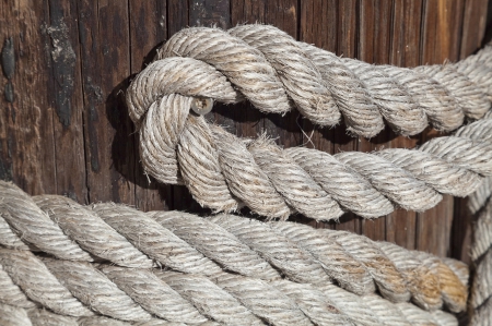 Rope - wooden, rope, wood, brown, old