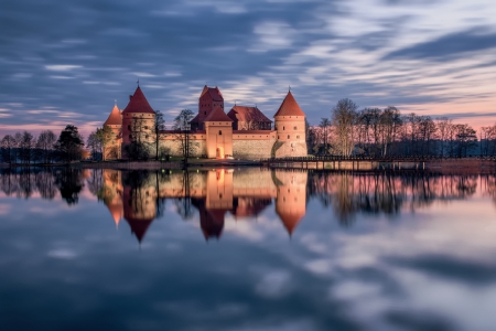 Trakai - Lithuania - Trakai, Water, Lithuania, Castles, travel, Lake, castle