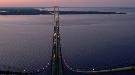 Sunset Bridge - beautiful bridge, Sunset Bridge, scenic bridge, bridge