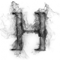 Smoke Letter H