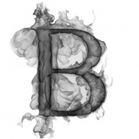 Smoke Letter B