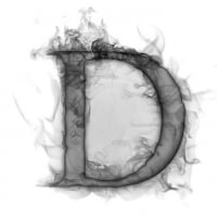 Smoke Letter D