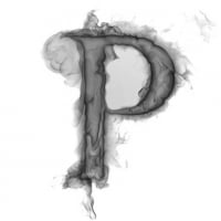 Smoke Letter P