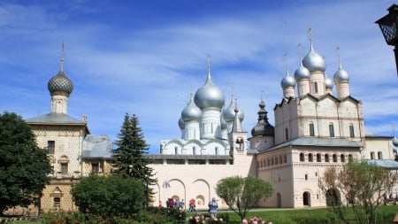 fabulous orthodox church - domes, church, orthodox, sky