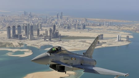 typhoon eurofighter over dubai