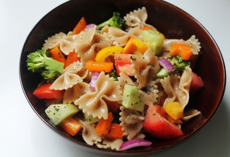 Vegetable Pasta - vegetables, pasta, food, vegetarian