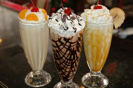 Milkshakes - milkshake, sweet, food, milk