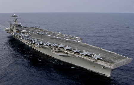 US Navy Aircraft Carrier