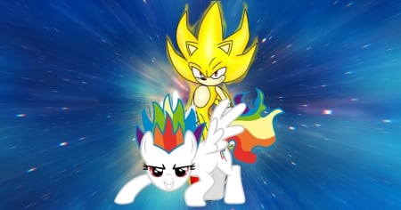 20% Super Duo - Sonic the Hedgehog, My Little Pony, Sonic, Cartoons, Rainbow Dash, TV Series, Video Games