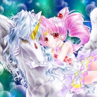 Unicorn & Sailor Shibi Moon