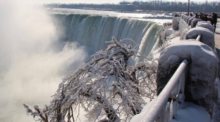 NIAGARA FALLS - ice, frozen, falls, niagara