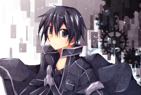 Kirito - anime, online, sword, art, kirito