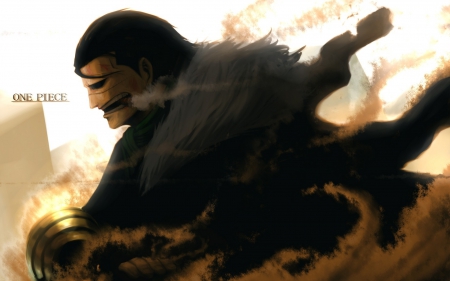 Sir Crocodile - one piece, sir crocodile, golden hook, suna suna no mi, mister zero, anime, desert king, pirate, baroque works president, manga, former shichibukai member, devil fruit user