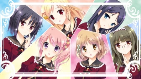 Best Friends - cg, anime, bff, girl, arts, game cg