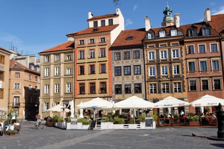 Old Town, Market Square in Warsaw, Poland - market square in warsaw, town, travel, warsaw, poland, old, market square, old town