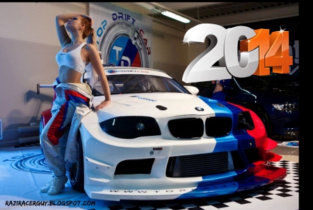 BMW Girls Bonne Annee 2014 - BMW, Girls, Annee, 2014, Bonne