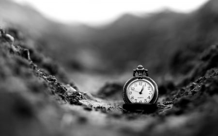 Time - photography, time, beauty, clock, black and white