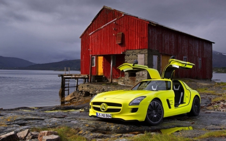 Mercedes Benz SLS AMG not for sale - speed, rare, exotic, rpm, supercar