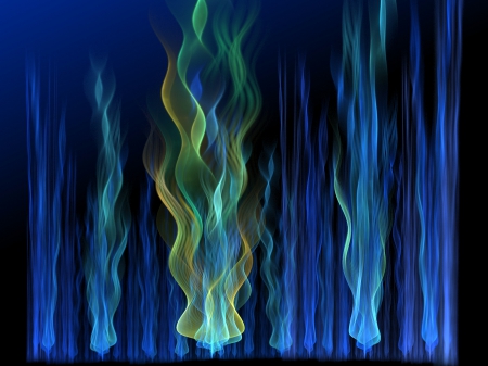 aurora flame - silky, aurora, hd, flame, wallpaper