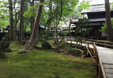 Samurai House - nature, japan, samurai, japanese, house, garden