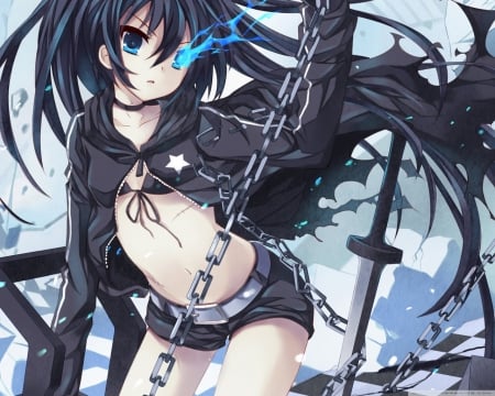 anime black rock shooter