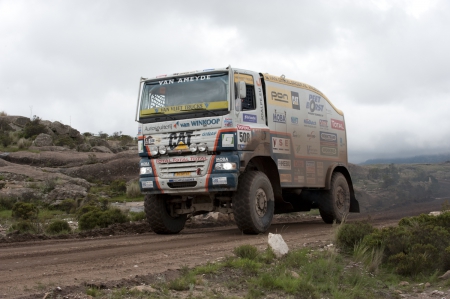 GINAF Dakar Rally Truck - offroad, dakar, rally, thrill