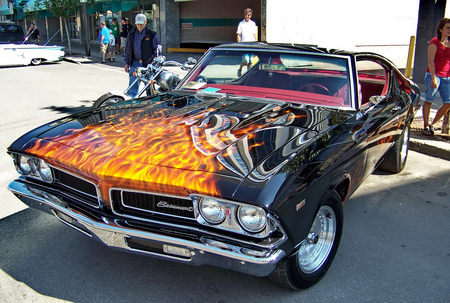 Chevrolet Beaumont - beaumont, car, tuning, flames, chevrolet