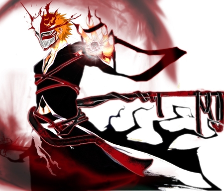 kurosaki - ichigo, vizard, bankai, bleach