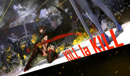 Kill la Kill - anime, doge, kill, sword, goku, la, cool