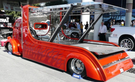 Custom Car Hauler - car show, cars, custom trucks, car carrier, trucks