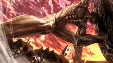 SnK - attack on titan, snk, war, eren jeager, titan, eren, sky, aot, shingeki no kyojin