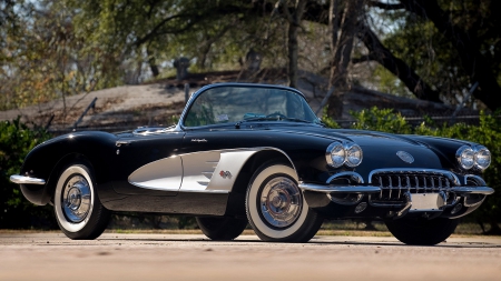 1961 Chevrolet Corvette convertible - car, image, 14, 01, 2014, corvette