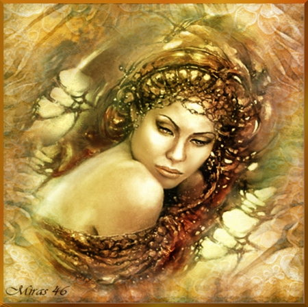 fantasy woman - woman, abstract, digital art, beautiful