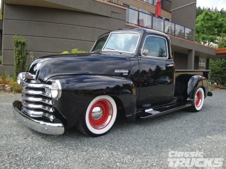 1950-Chevy-3100 - Bowtie, Whitewalls, Truck, Classic