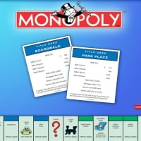 Monopoly hotel on Boardwalk