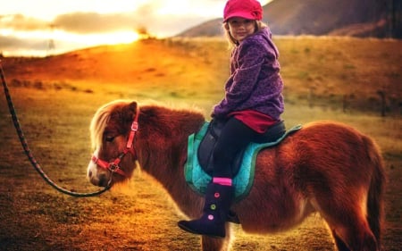 Baby Cowgirl - style, girls, mountains, beautiful, plains, ranch, cowgirls, outdoors, horses, children, boots, fashion