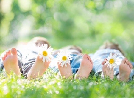 â™¥ - bokeh, child, summer, daisy, children, summer time, flowers, daisies, grass