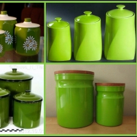 green canisters