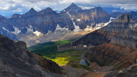 *** Mountains *** - lake, mountains, nature, sky