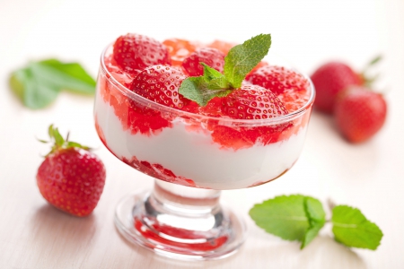 *** Yummy dessert *** - pudding, food, dessert, fruits