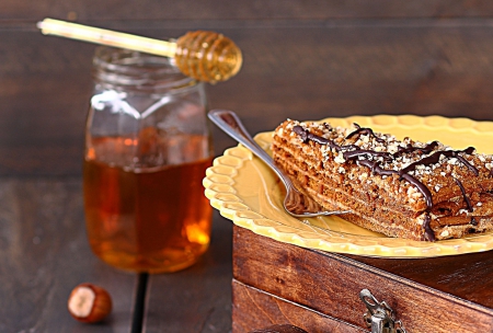 *** Dessert *** - nature, cake, dessert, honey