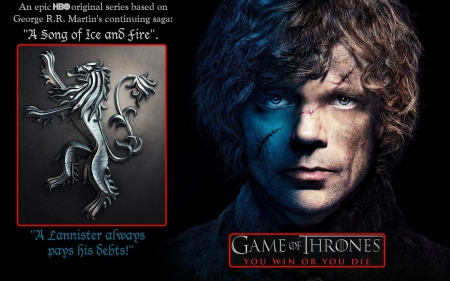 Game Of Thrones- Tyrion - series, hbo, lion, tyrion lannister