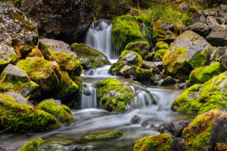 Flowing water - rocks, water, flowing, waterfalls, nature