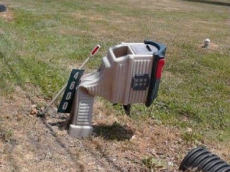 YOU KNOW IT'S HOT WHEN - PHOTO, HEAT, MAILBOX, MELTING