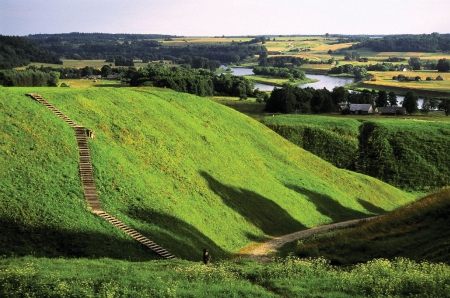 KernavÄ— - lithuania, lietuva, kernave, green