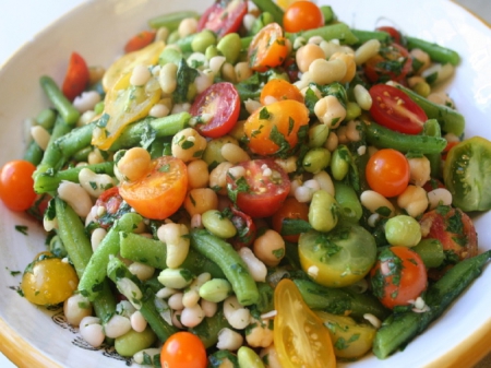 Bean Salad - bean, food, salad, vegetable