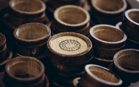 Irish whiskey barrels - brown, irish whiskey barrels, barrels, irish, irish whiskey, whiskey